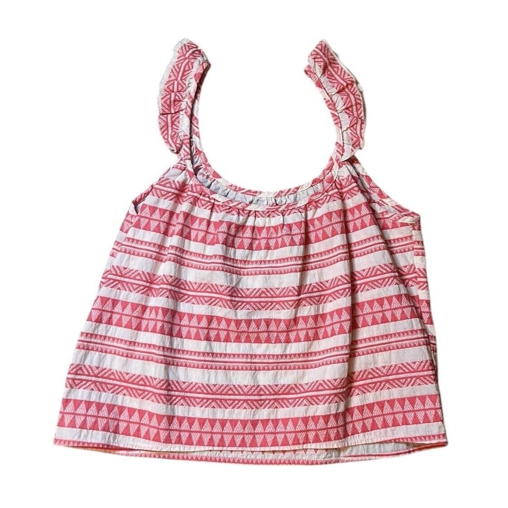 Self Contrast Anthropologie Sasha Flutter Sleeve Cami Womens Sz Med Pink
